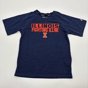 Russell Athletic Kids Navy Blue Illinois Fighting Illini Tee